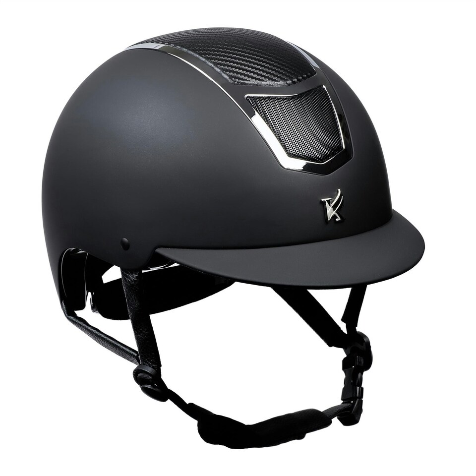 image 1 of Shires Karben Sienna Riding Hat - Adult Black | Size: 59-61cm
Colour: Black
