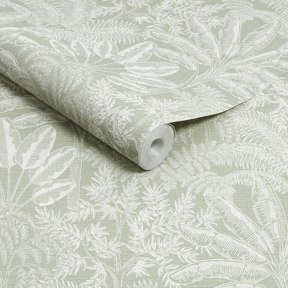 image 1 of Superfresco Easy Intrigue Sage Wallpaper Green | Green