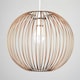 image 1 of ValueLights Faraday Pair of Copper Ceiling Pendant Shade