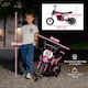 image 5 of AIYAPLAY Kids Electric Motorbike, 24V Battery Powered Dirt Bike with 250W Motor, 6-16km/h, 7AH Batteries, 12" Inflatable Tires and Rear Suspension, Ride On Motorcycle for 8-12 Years Old | Pink
