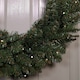 image 7 of 60cm Plain Green Christmas Wreath with 50 Warm White LEDs and 160 Bullet Tips