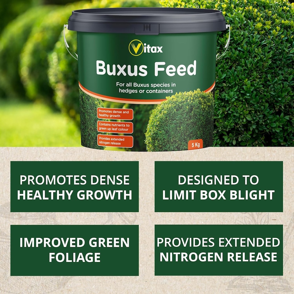 image 1 of Vitax Buxus Feed 5kg Tub