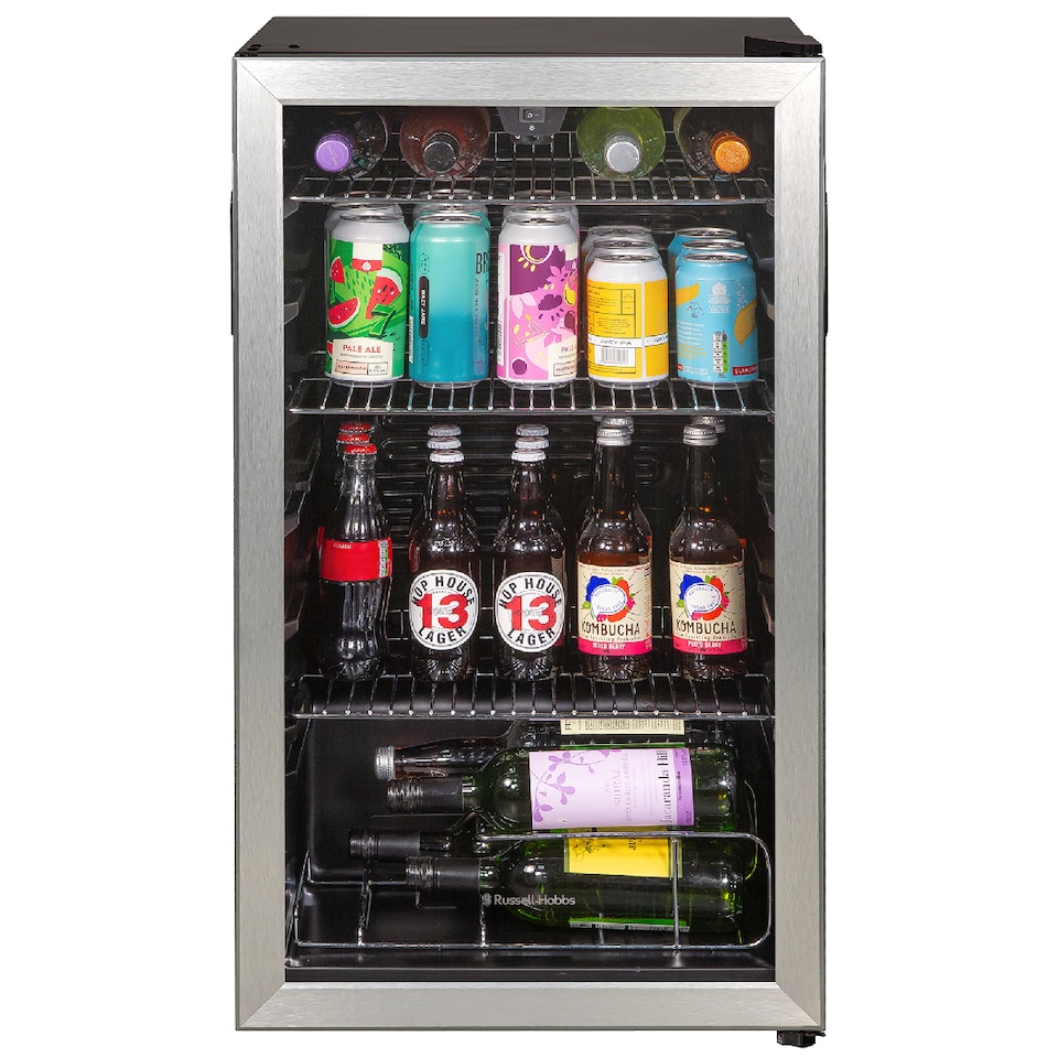 image 1 of Russell Hobbs  Beverage Cooler 93L with Temperature Control Stainless Steel RH48BC101SS