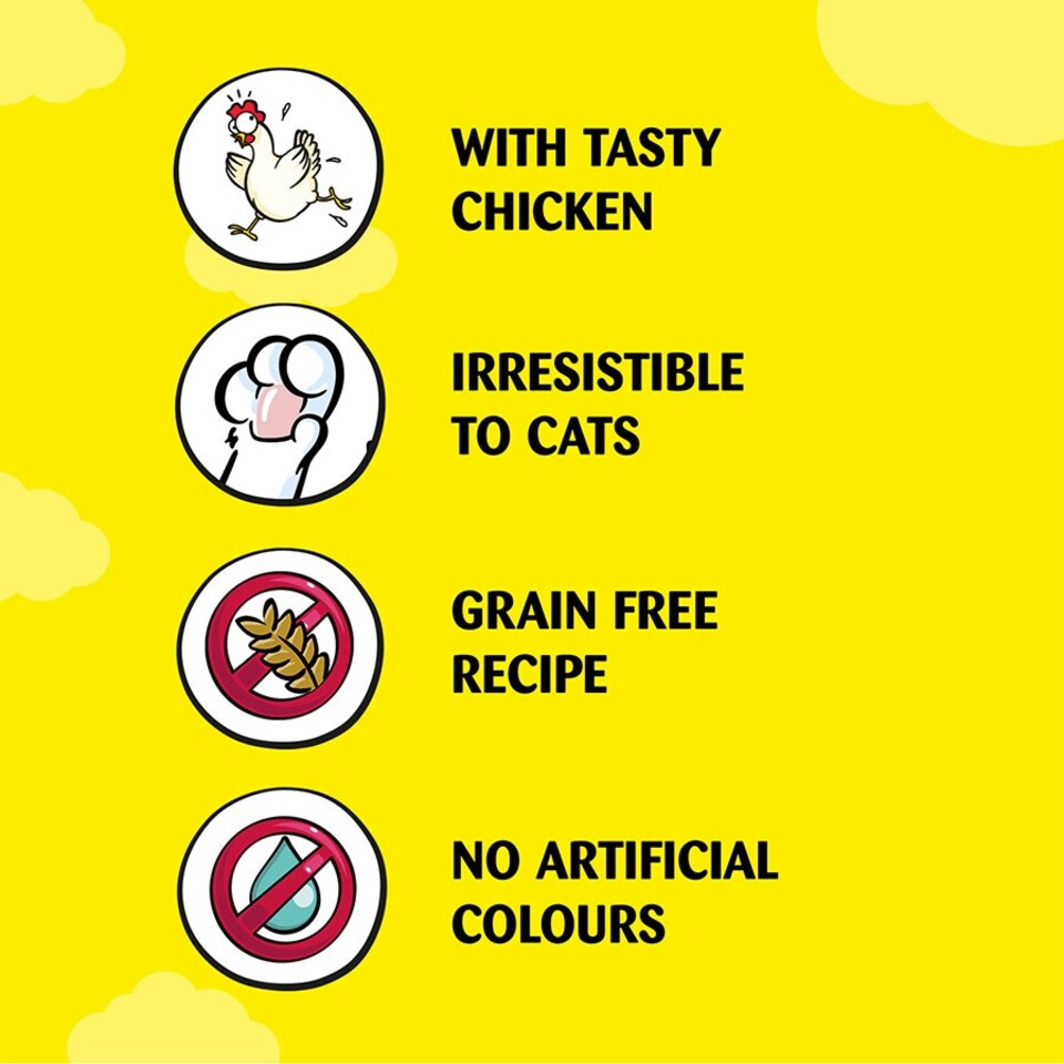 image 1 of Dreamies Meaty Sticks With Chicken 30g (Pack of 14)