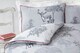 image 3 of Sherwood Reindeer Polycotton Reversible Duvet Cover Set with Pillowcase | Grey | Double | 1
