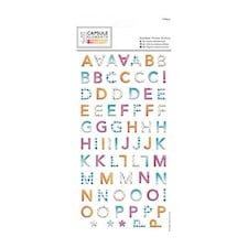Alphabet Thicker Stickers (169pcs) - Capsule Collection - Elements P