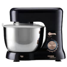 Cooks Professional Stand Mixer | 1000W | 4.5 Litre Mixing Bowl | 8 Speed Settings | Black and Rose Gold