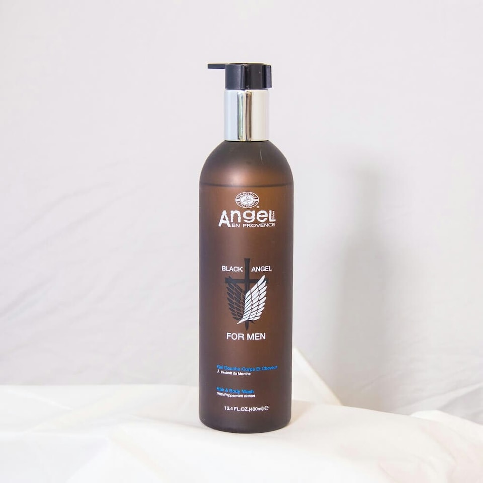 image 1 of Angel En Provence Black Angel For Men Hair And Body Wash | Cream