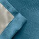 image 4 of Matrix Teal Curtains 90 x 90 inch (229 x 229 cm) Room Darkening Pencil Pleat Thermal Noise Reducing Curtains for Bedroom and Living Room