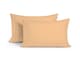 image 1 of Microfibre Soft Touch Plain Dyed Housewife Pillowcase Pair Brown | Brown | Latte