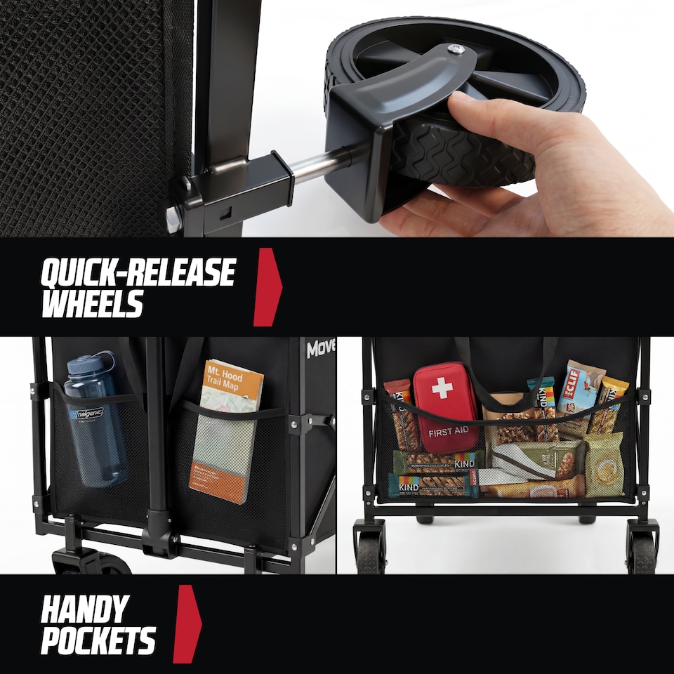 image 1 of MoverX 150L/150kg Folding Camping Trolley / Festival Wagon