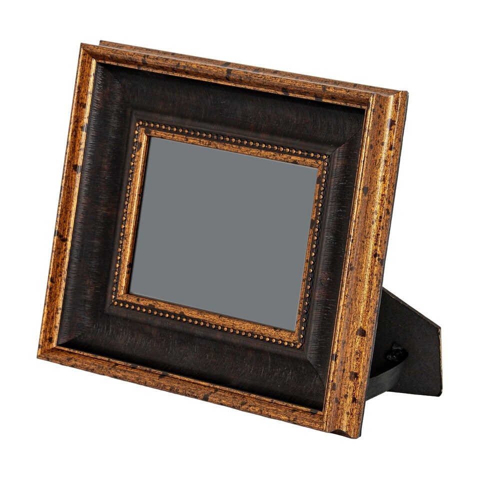 image 1 of Antique Beaded 4X6 Photo Frame - Wood - L3 x W21 x H26 cm - Black - Gold | Gold | 4" x 6"
