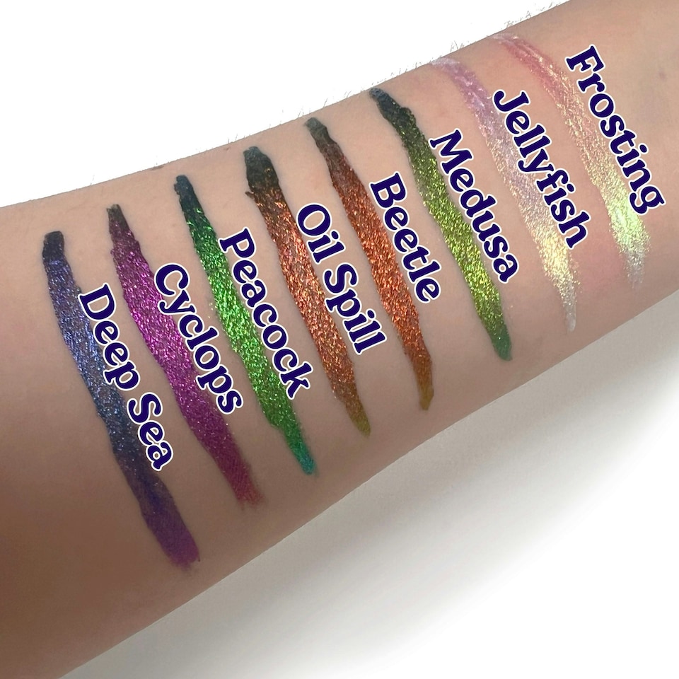 image 1 of Frosting Chroma Flik - Liquid Liner - Glisten Cosmetics Multi