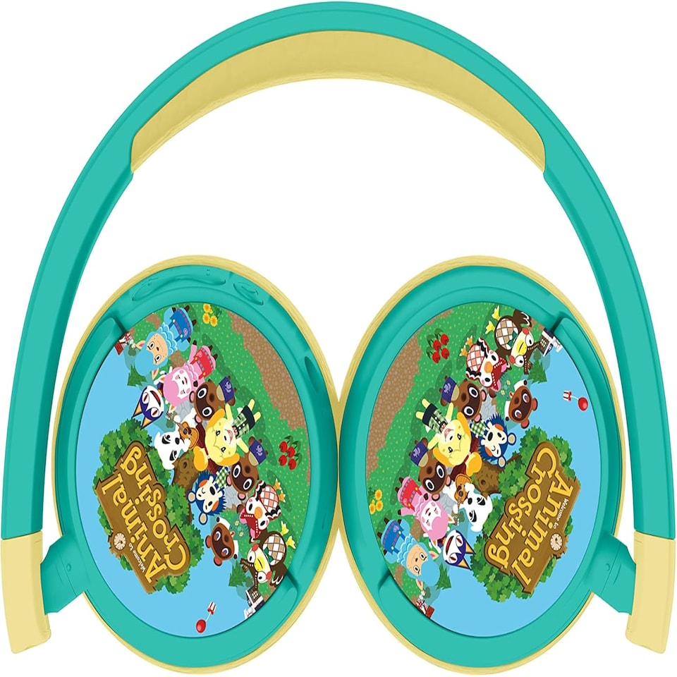 image 1 of Animal Crossing Kid's Wireless Bluetooth Headphones | Blue