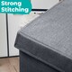 image 4 of 57L Collapsible Laundry Basket with Lid Portable Clothes Hamper