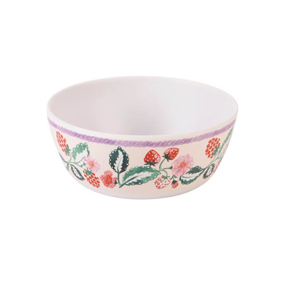 image 1 of Cath Kidston Raspberry Set of 4 Melamine Cereal Bowls