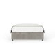 image 2 of Signature Platinum 2000 Pocket Sprung Seal Grey Naples Velvet Divan Set Double