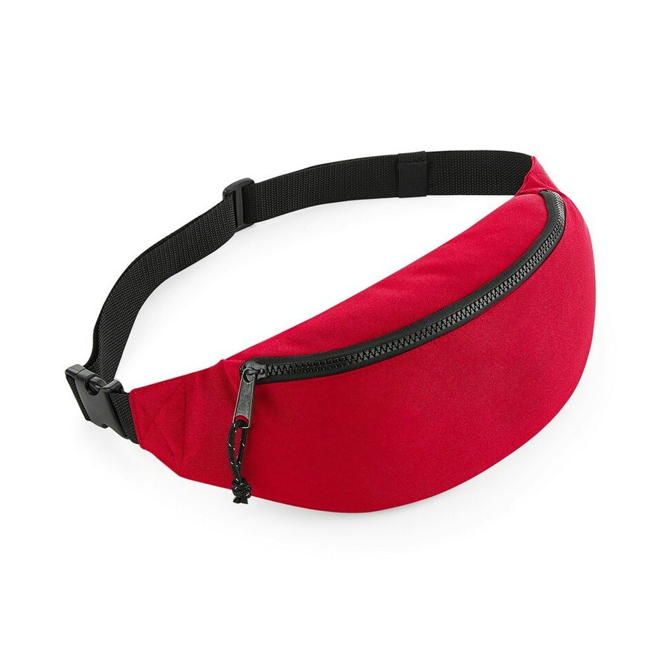 BagBase Unisex Recycled Belt Bag - Classic Red - One Size Red