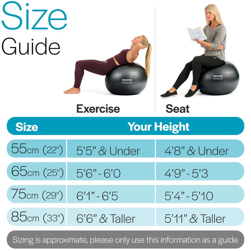 image 1 of Anti-Burst Gym Ball (65cm)