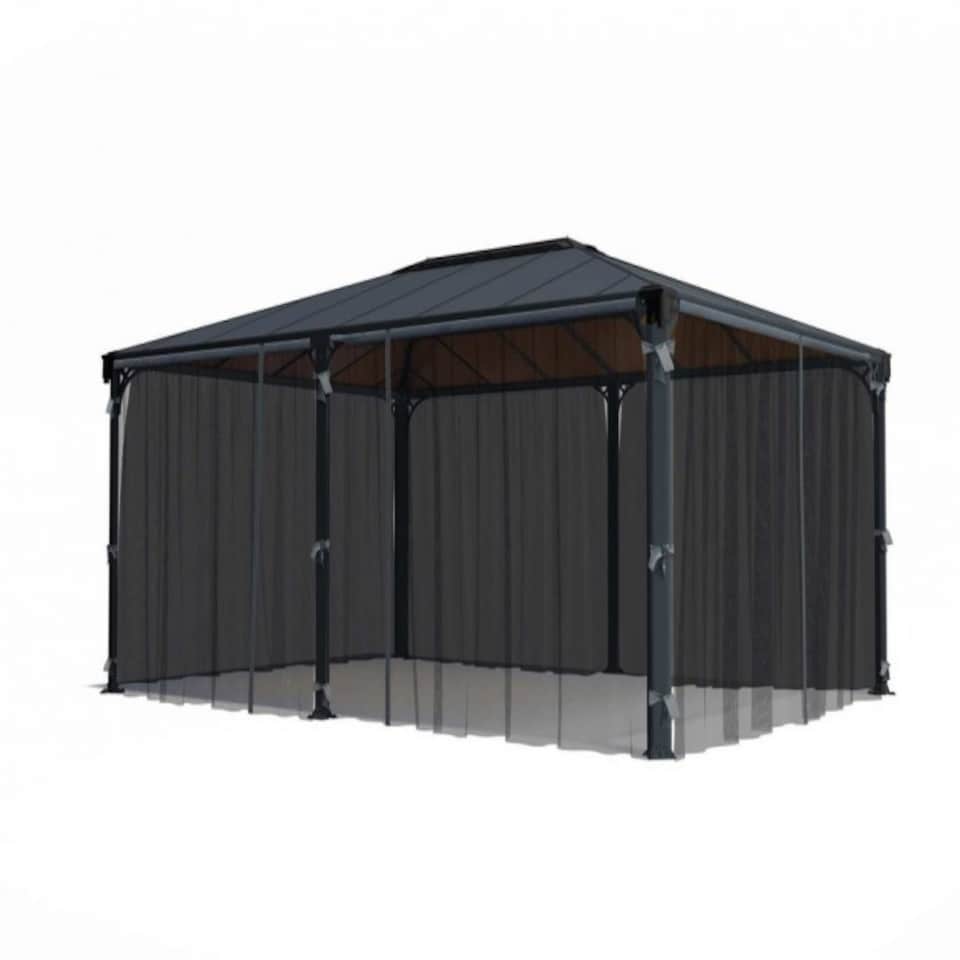 image 1 of Net Curtain set for Rectangle Gazebo 4000 - 5000 - L465 x W465 x H217 cm (Gazebo Not Included)