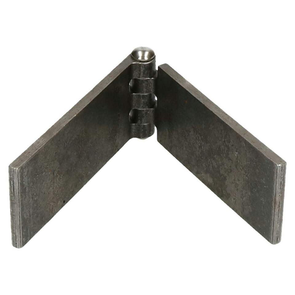 image 1 of 4 Pack Solid Drawn Steel Butt Hinge Extra Heavy Duty Industrial 50x240mm Silver
