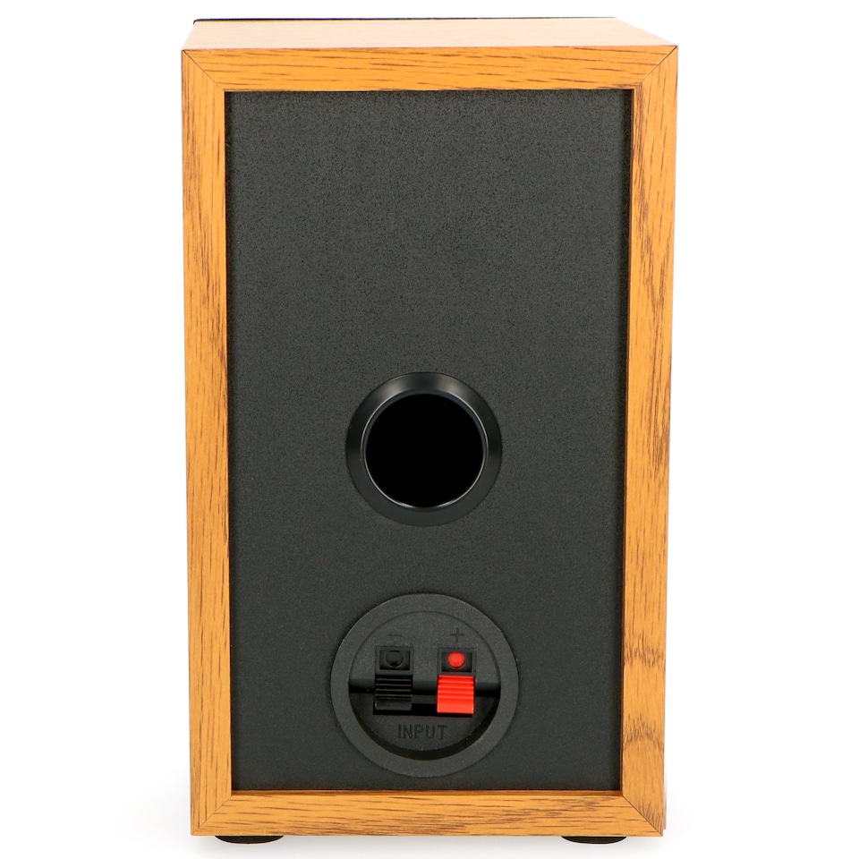 image 1 of LENCO LS-300WD - Turntable with Bluetooth and two separate speakers, wood