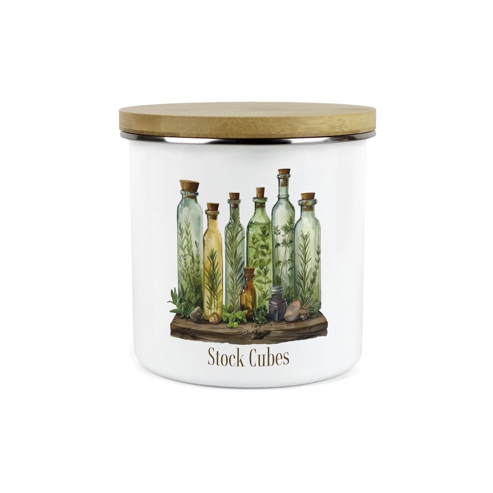 image 1 of Stock Cubes Large Storage Canister