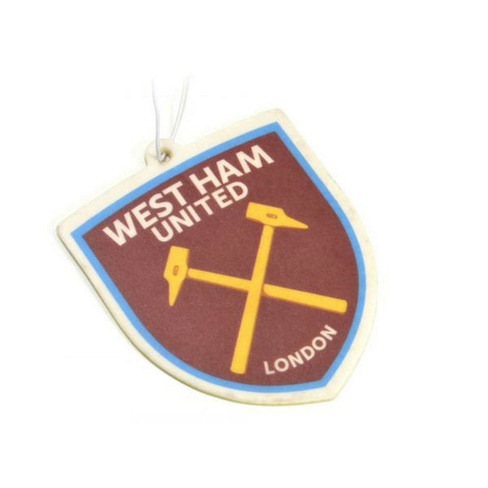 West Ham United FC Crest Air Freshener - Claret Red/Blue/Yellow - One Size