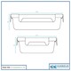 image 5 of Harbour Housewares Glass Food Storage Containers with Lids - 1 Litre - Pack of 2