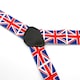 image 4 of Wearable Union Jack Cape, Soft Top Hat & Bow Tie Blue | One Size