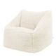 image 3 of Kids Teddy Bear Armchair Bean Bag Natural Childrens Bean Bags | Cream | Natural | M | 1