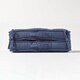 image 5 of Homescapes Navy Cotton Travel Support Booster Cushion | Blue | Navy | 50cm x 50cm (20" x 20"), Seat and back cushion 10 cm deep