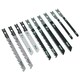 image 1 of HCS + HSS Jigsaw Blade Set With Universal Fitting Fitment for Wood Steel 10pc