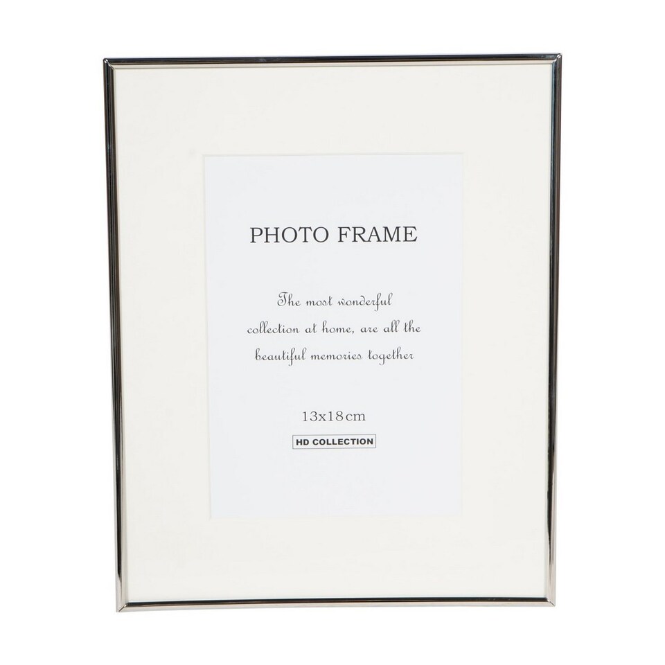 image 1 of Pall Photo Frame 13x18cm - Iron - L1 x W20.5 x H25.5 cm - Silver