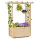 image 1 of COSTWAY Raised Garden Bed Wooden Planter Box Natural N/A