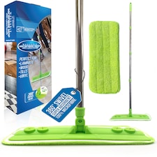 Microfibre Mop with Washable Removable Pad for Laminate, Wood and Tile Floor