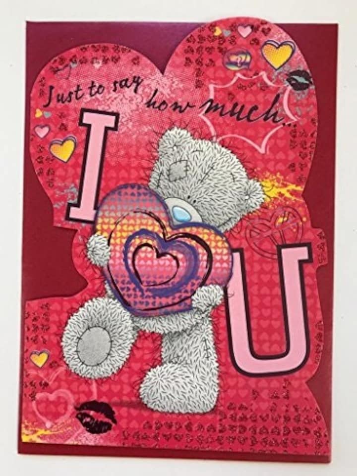 image 1 of Me to You How Much Love You! Everyday Valentine's Day Greeting Card