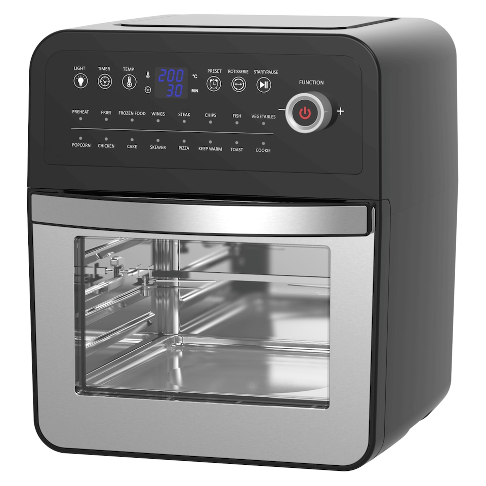 image 1 of EMtronics 12L Digital Air Fryer Oven Combi - Stainless Steel