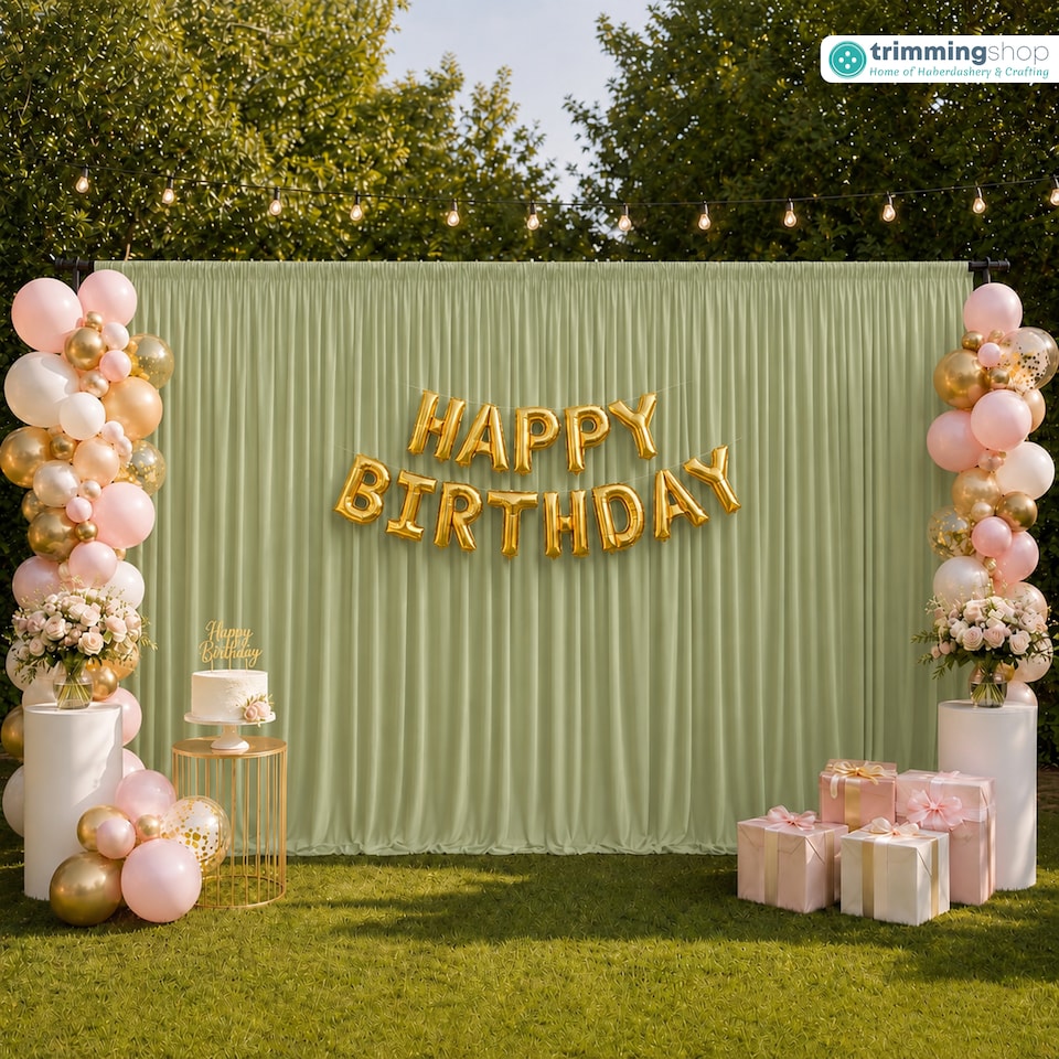 image 1 of 3x6m Spandex Backdrop Photography Background Drapes with Rod Pocket
