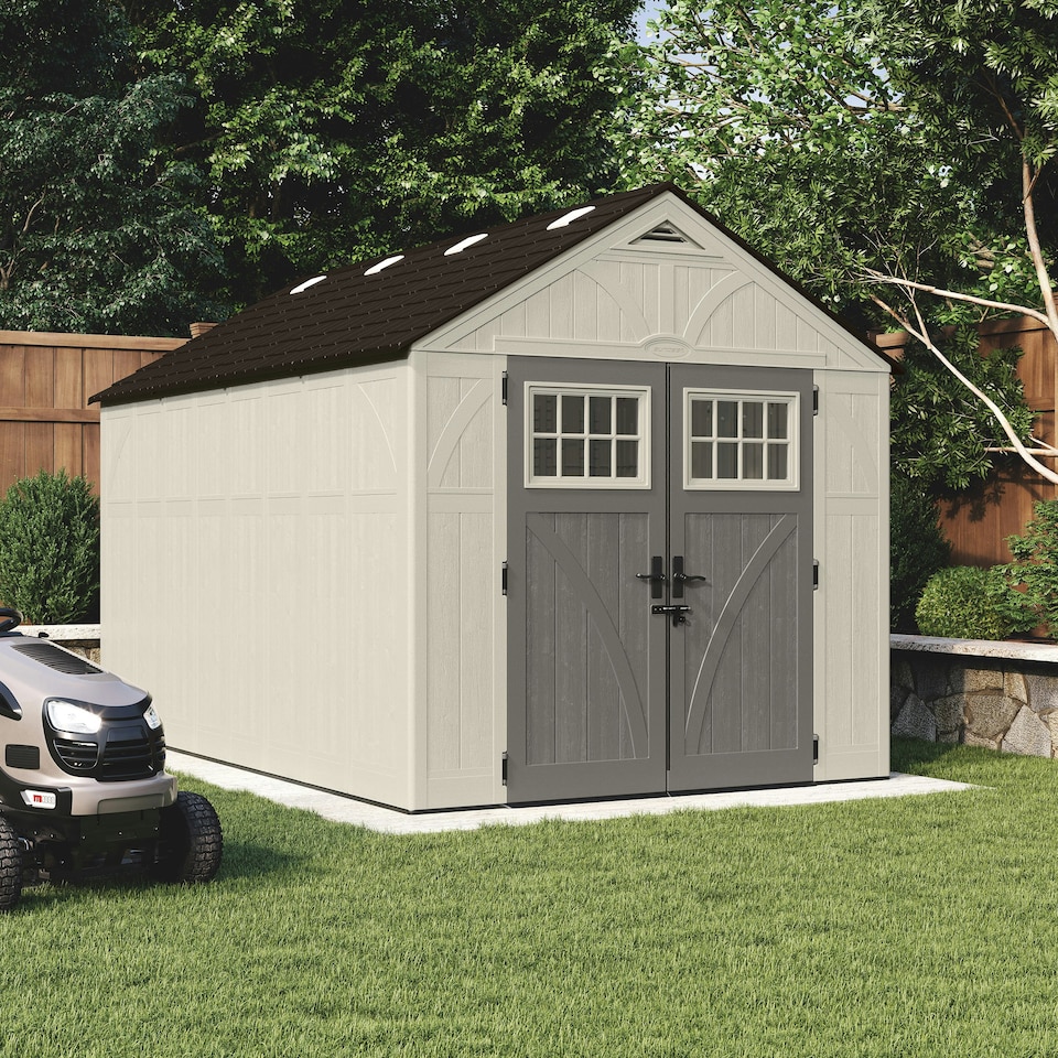 image 1 of Suncast Tremont Shed 8x13 | Cream