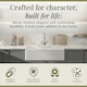 image 2 of 795mm - Single Bowl Fireclay Butler Kitchen Sink  -  Chrome Waste