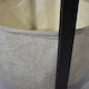 image 7 of Industrial Design Side Table With Cream Fabric Storage Base N/A