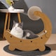 image 2 of Living and Home 2 in 1 Cat Scratching Board Cat Lounge Bed with Sisal Ball