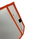 image 2 of Orange Edge Clear Dry Erase Write and Wipe Reusable Sleeve Pocket