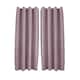 image 1 of Lavender Pink Linen Blackout Curtains - 46 x 54 Inch Drop - 2 Panel | Pink | One Size