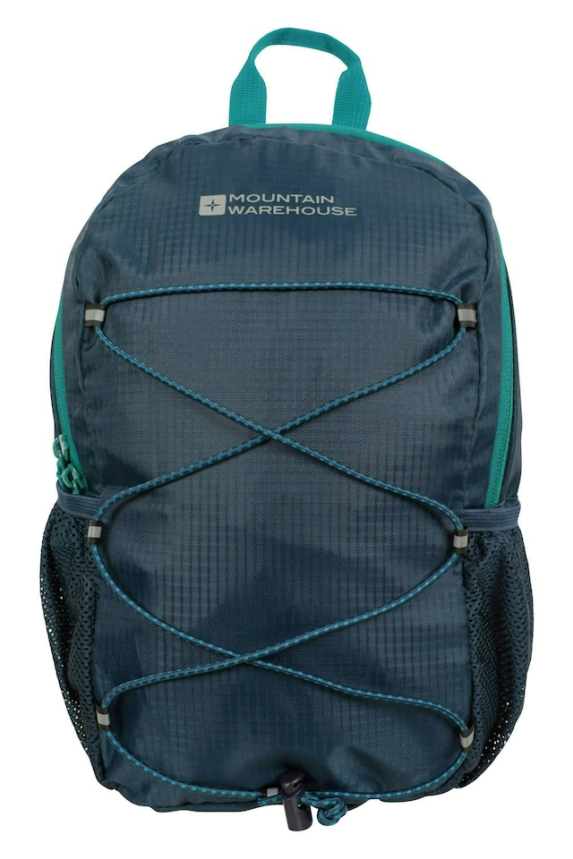 image 1 of Mountain Warehouse Trek Backpack Padded Soft Breathable Everyday Rucksack Bag | Blue