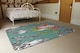 image 3 of Bright Flower On Green Rug | Multi