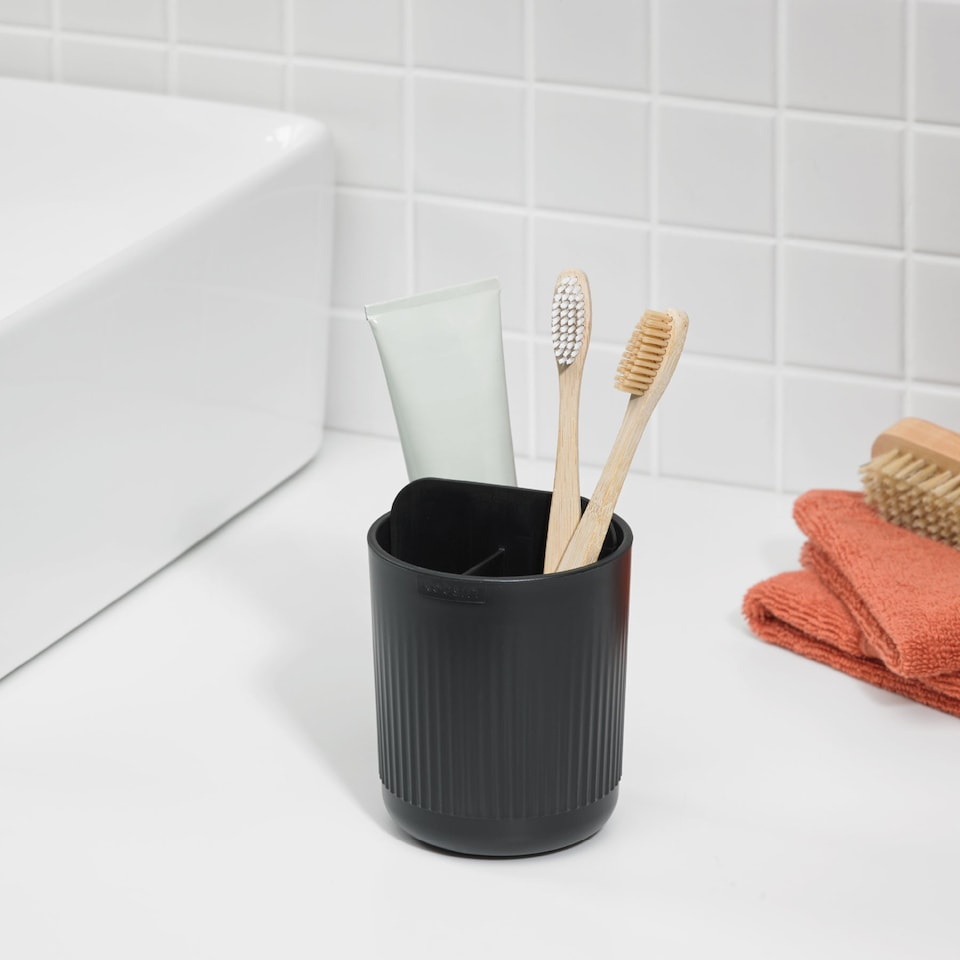 image 1 of ReBorn Recycled Toothbrush Holder | Black