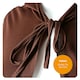 image 4 of Brown Hooded Cape 50" – Viking, Warrior, Trolls, Jedi Fancy Dress – One Size Fits Most N/A | One Size