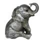 image 1 of Leonardo Reflections Silver Sitting Elephant Calf Figurine